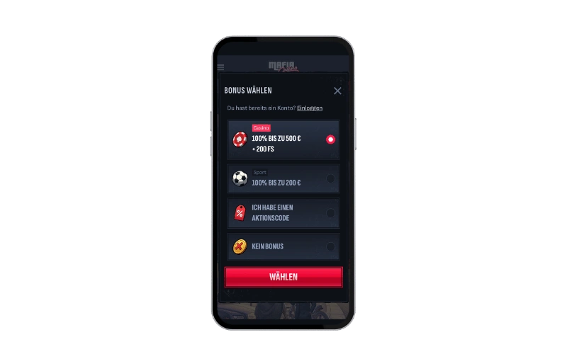 Sportwetten auf Mafia